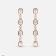 Glimmering Long Earrings