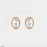 Motile Detachable Diamond Studs Platinum 950