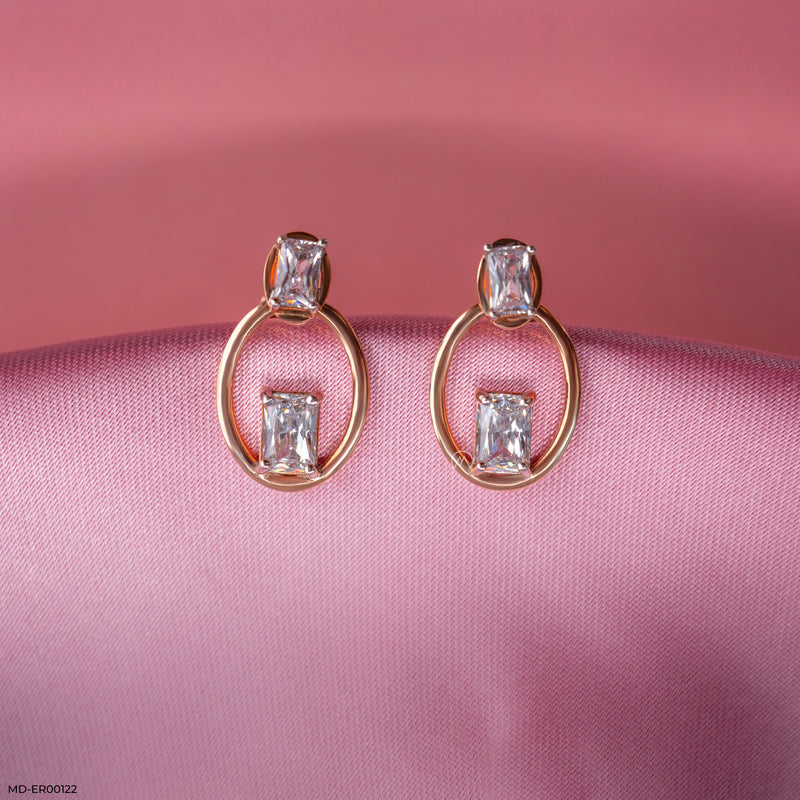 Motile Detachable Diamond Studs 14K White Gold