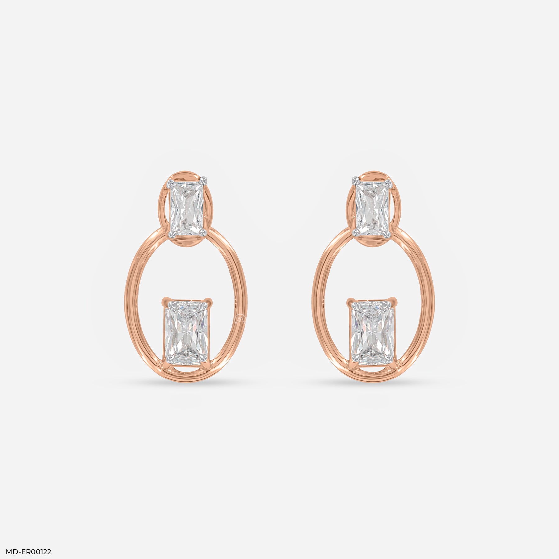 Motile Detachable Diamond Studs 14K Yellow Gold