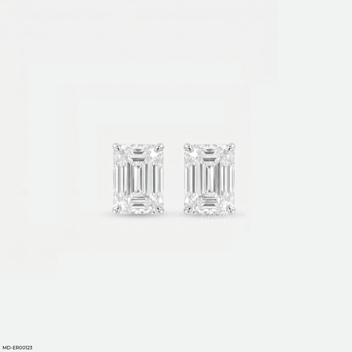 1.5 Carat Baguette Detachable Earrings