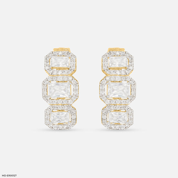 The Happy Tiara Hoops 18K Yellow Gold