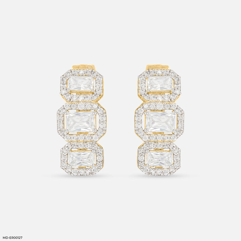 The Happy Tiara Hoops 14K Yellow Gold