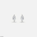 The Glistening Detachable Earrings Platinum 950