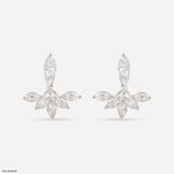 The Glistening Detachable Earrings 9K White Gold