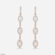 Amusing Drop Earrings 18K Rose Gold
