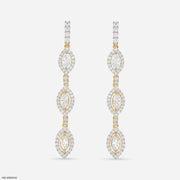 Amusing Drop Earrings 9K Yellow Gold