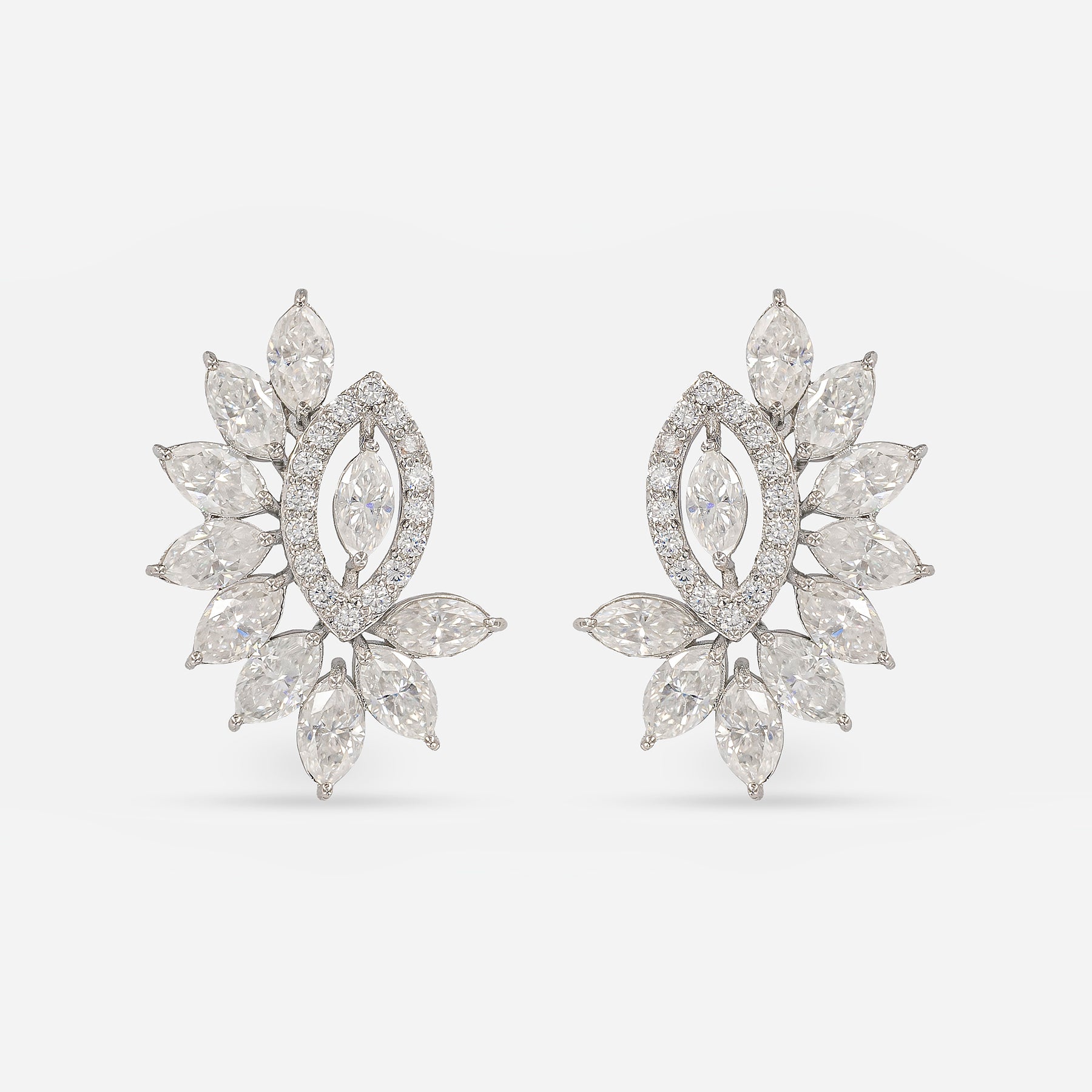 Tussie - Mussie Diamond Earrings 14K White Gold