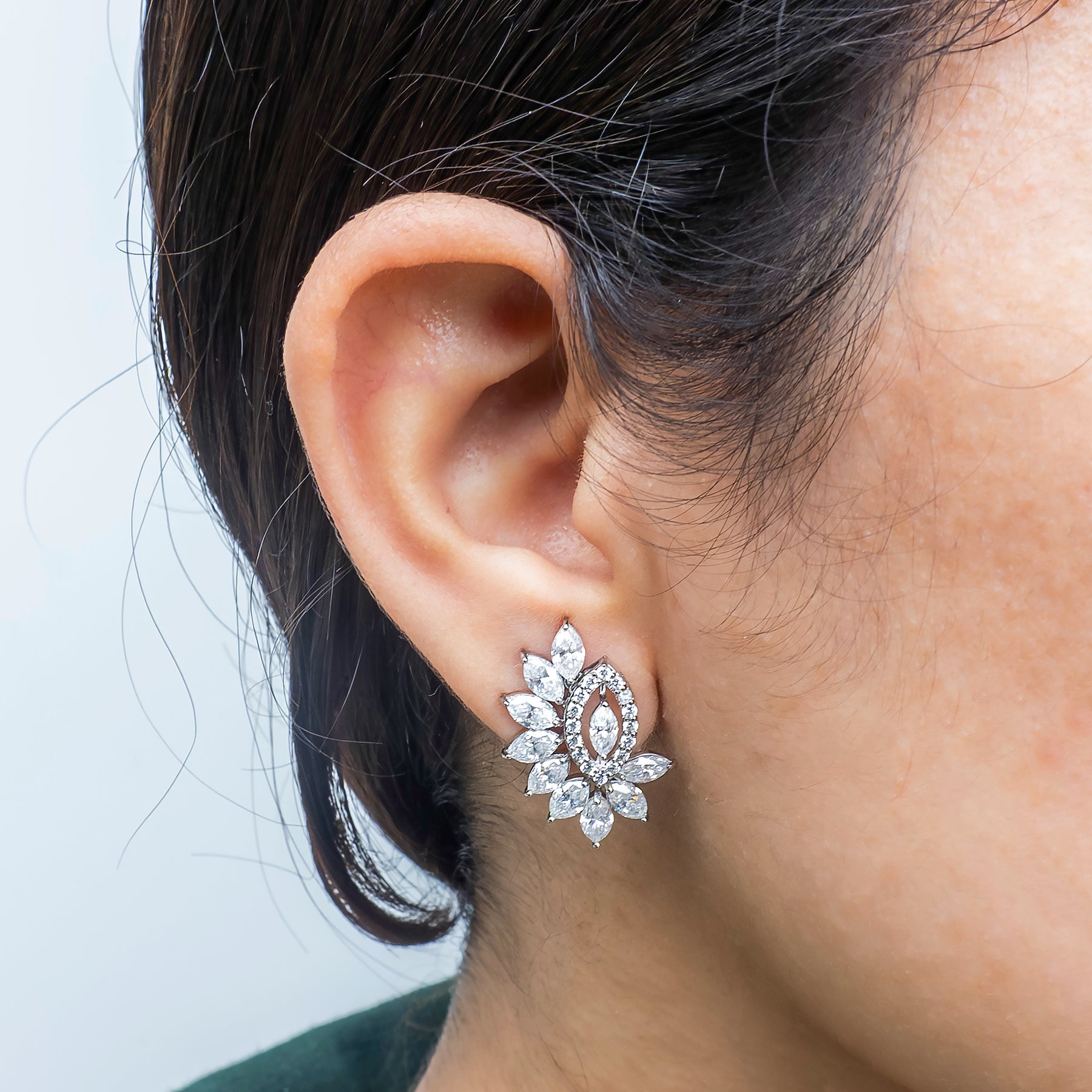 Tussie - Mussie Diamond Earrings 14K White Gold