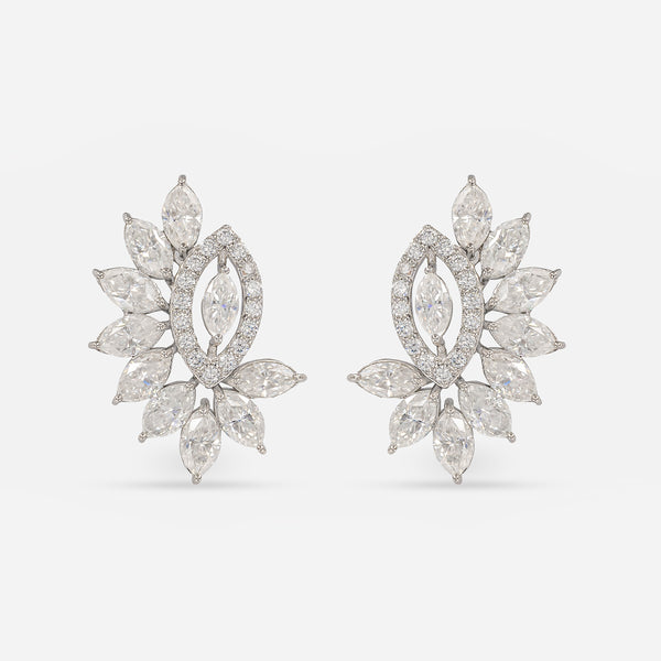 Tussie - Mussie Diamond Earrings 14K White Gold