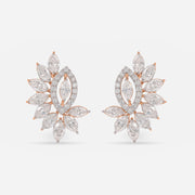 Tussie - Mussie Diamond Earrings 14K Rose Gold