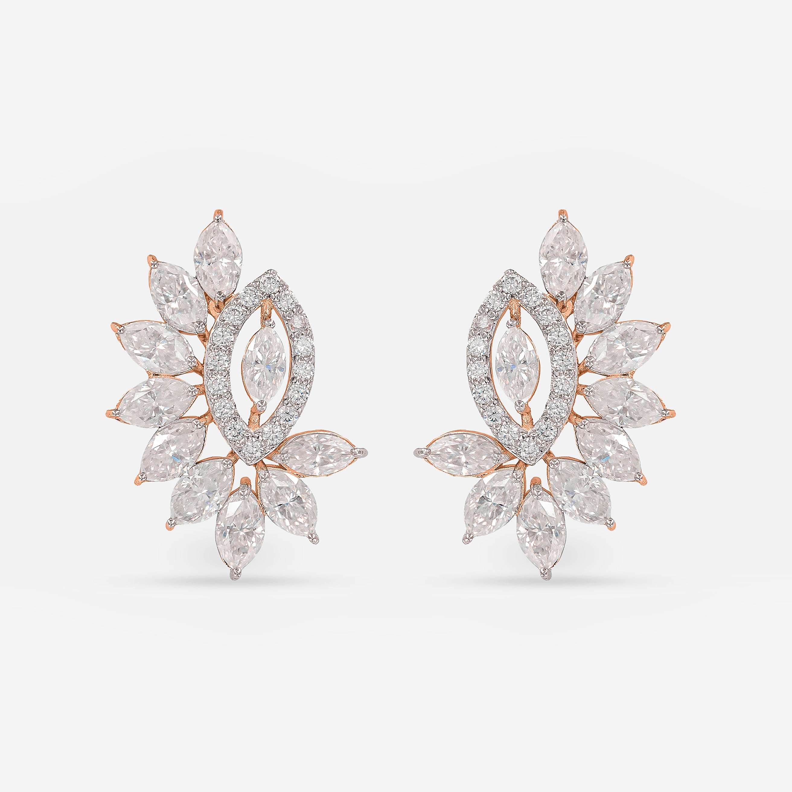 Tussie - Mussie Diamond Earrings 14K Rose Gold