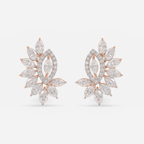 Tussie - Mussie Diamond Earrings 14K Rose Gold