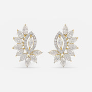 Tussie - Mussie Diamond Earrings 14K Yellow Gold