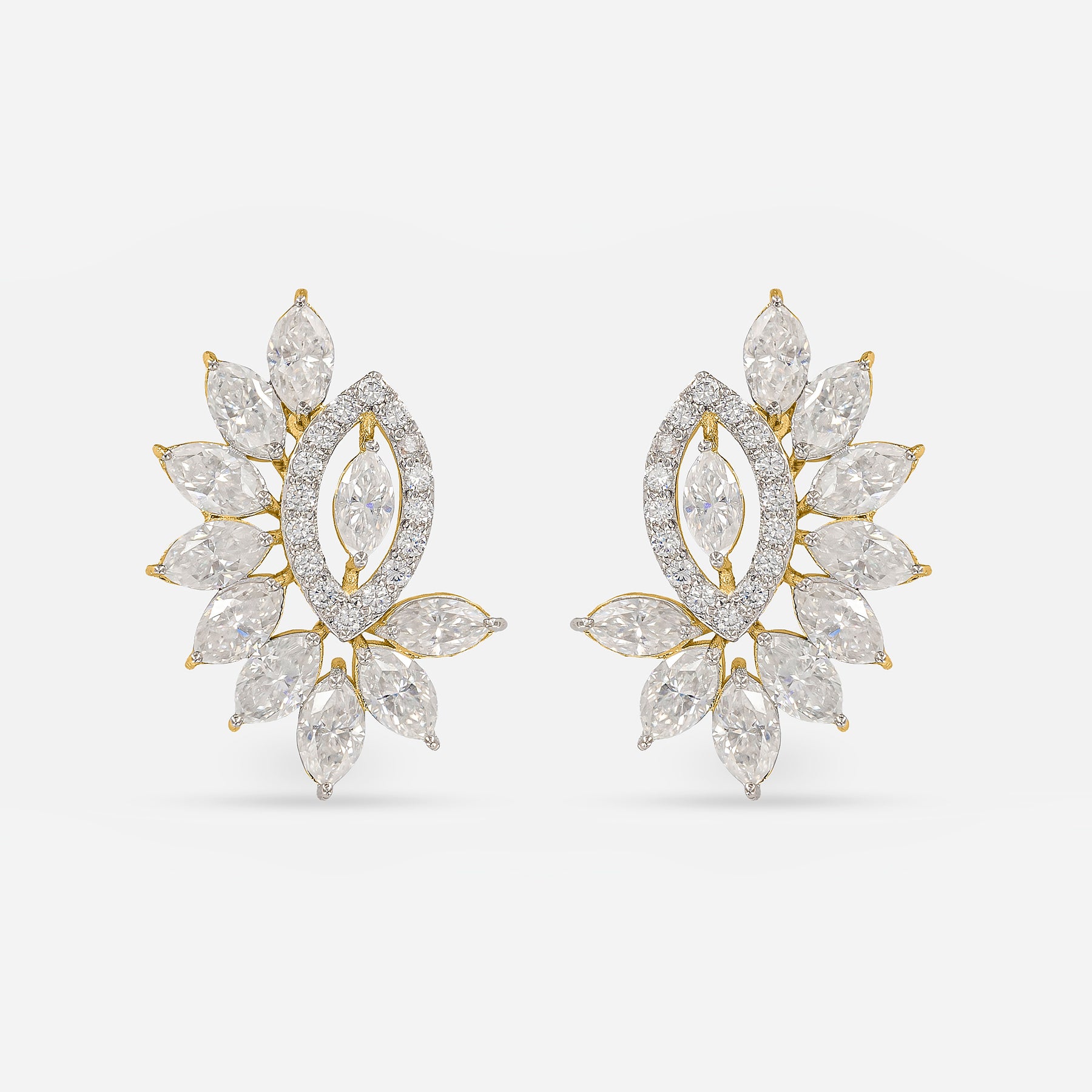 Tussie - Mussie Diamond Earrings 14K White Gold