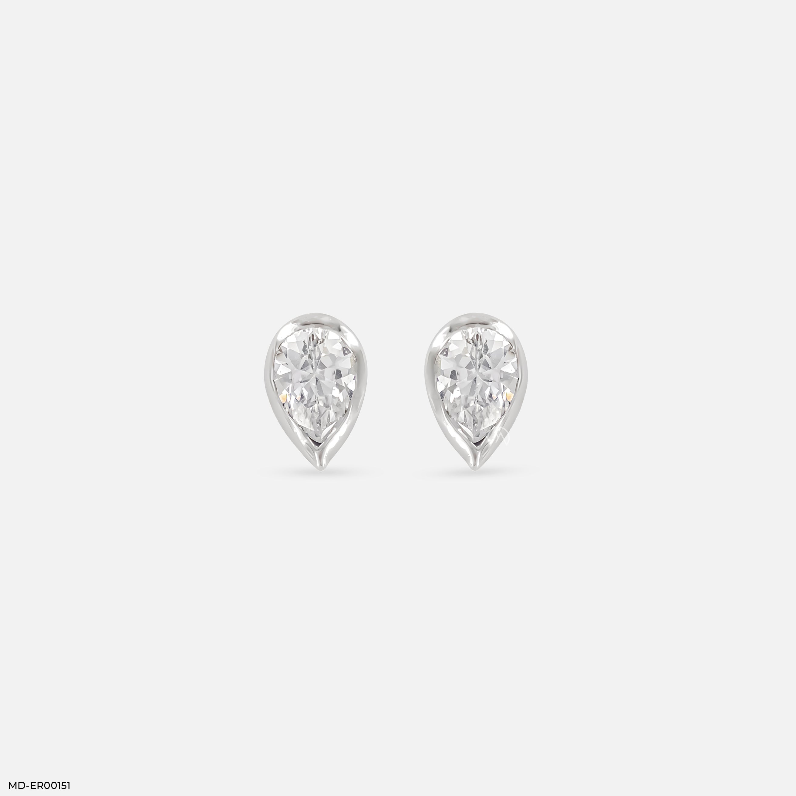 1 Carat Crystal Drop Earrings