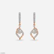 0.5 Carat Leafy Glorious Lab Diamond Earrings