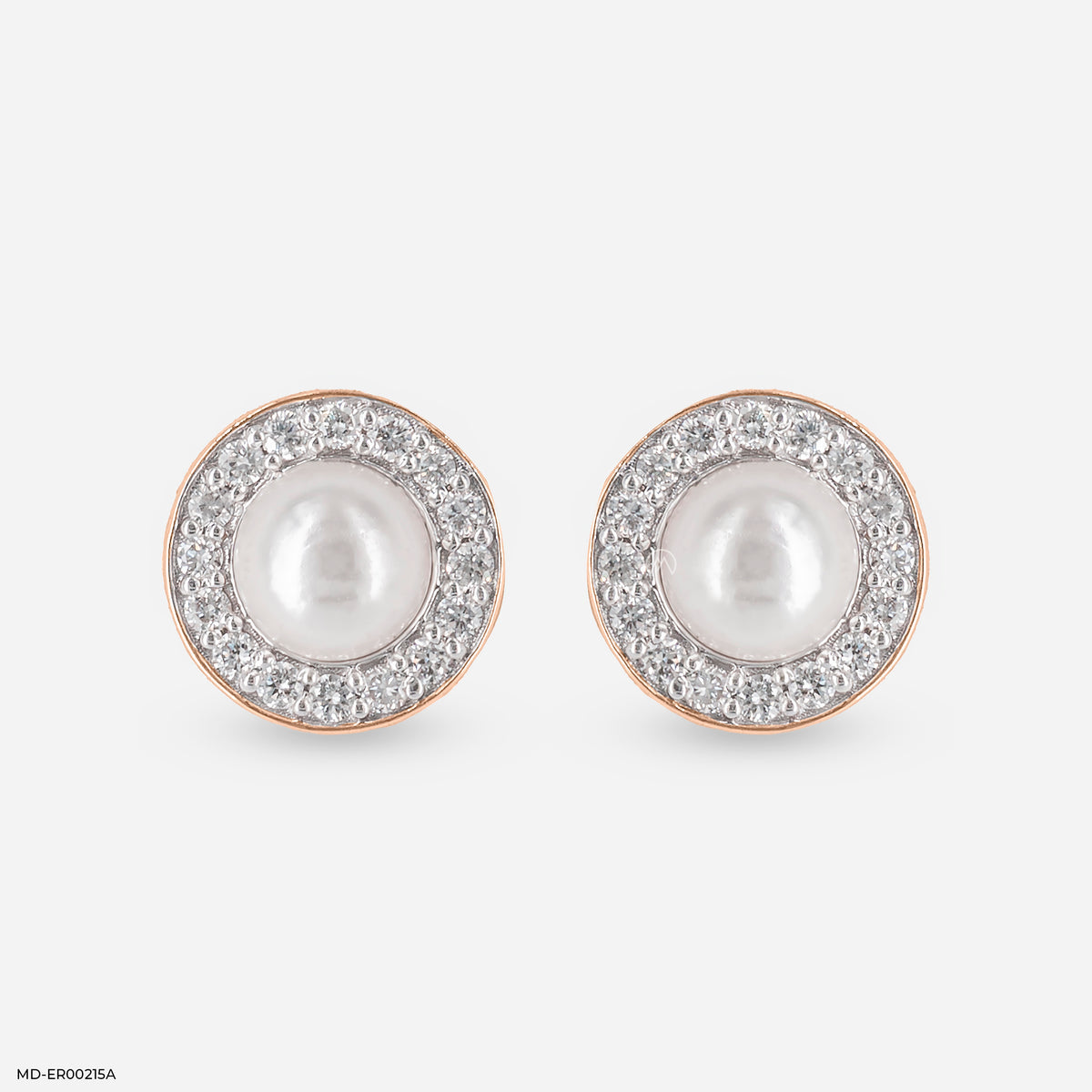 0.25 Carat Grace of Pearl Lab Diamond Earrings