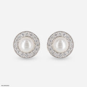 0.25 Carat Grace of Pearl Lab Diamond Earrings