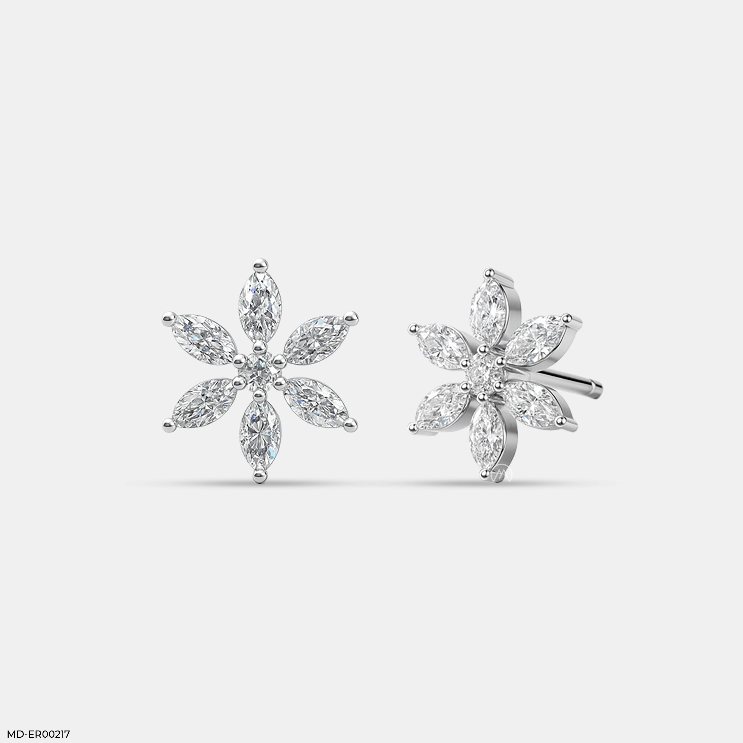 The Marquise Blossom Earrings