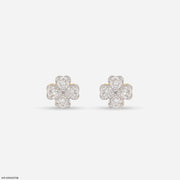 0.5 Carat Lucky Clover Lab Diamond Earrings