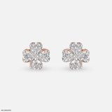 Marigold Bliss Diamond Earrings 14K Rose Gold