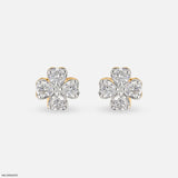Marigold Bliss Diamond Earrings 14K White Gold