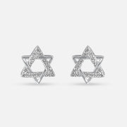 Star Stud Earrings Platinum 950