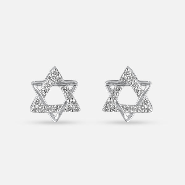 Star Stud Earrings Platinum 950