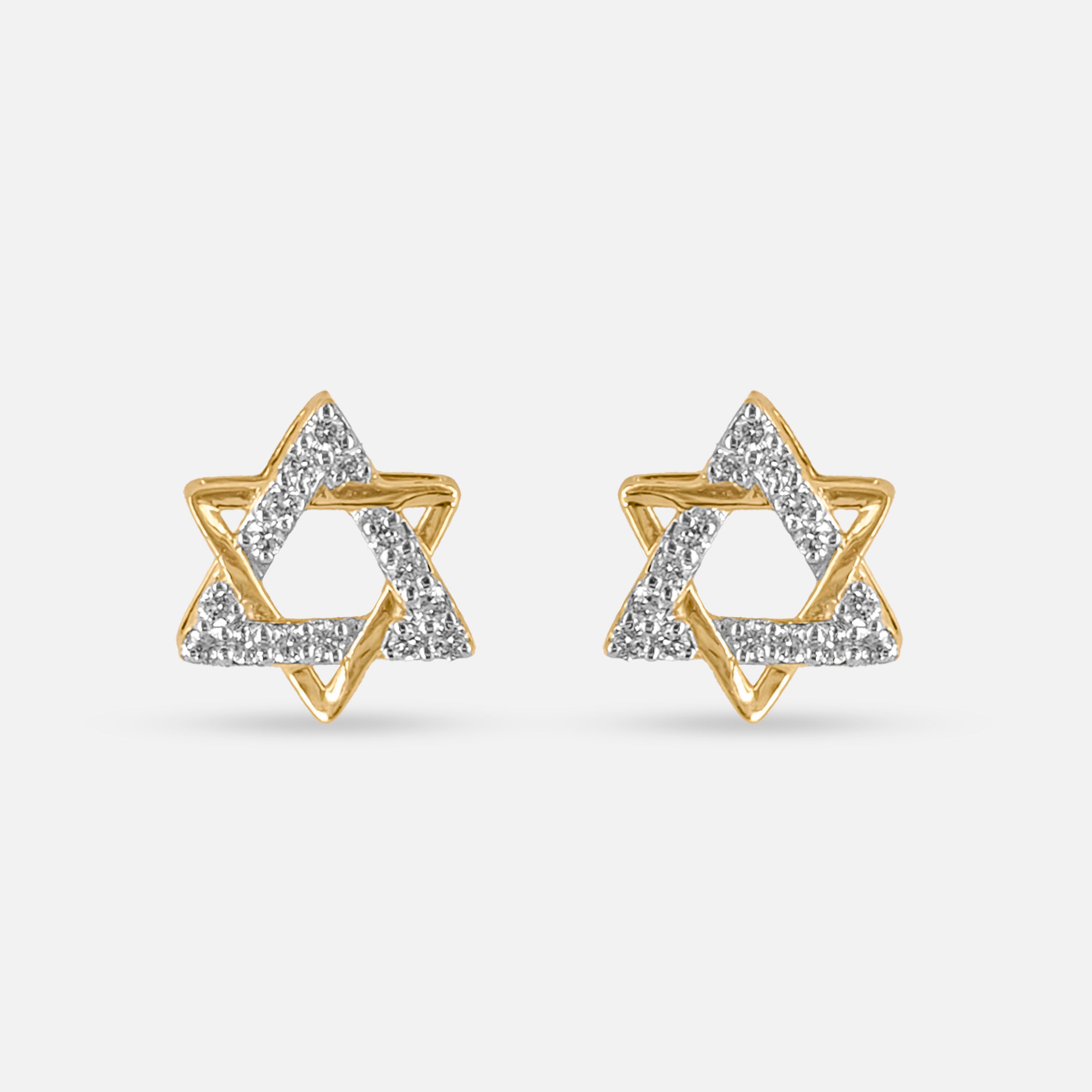 Star Stud Earrings Platinum 950