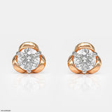 0.50 Carat Sunny Dots Earrings 14K Yellow Gold