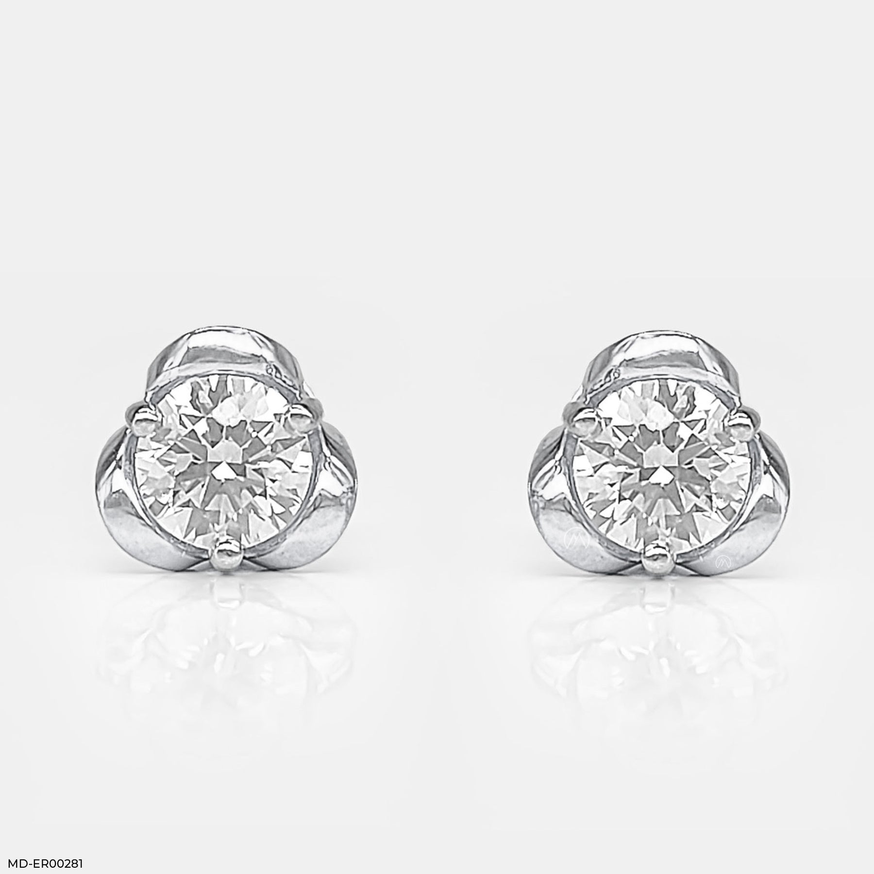 0.50 Carat Sunny Dots Earrings 14K Yellow Gold