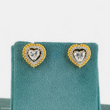 Heart’s Embrace Diamond Earrings 18K Rose Gold