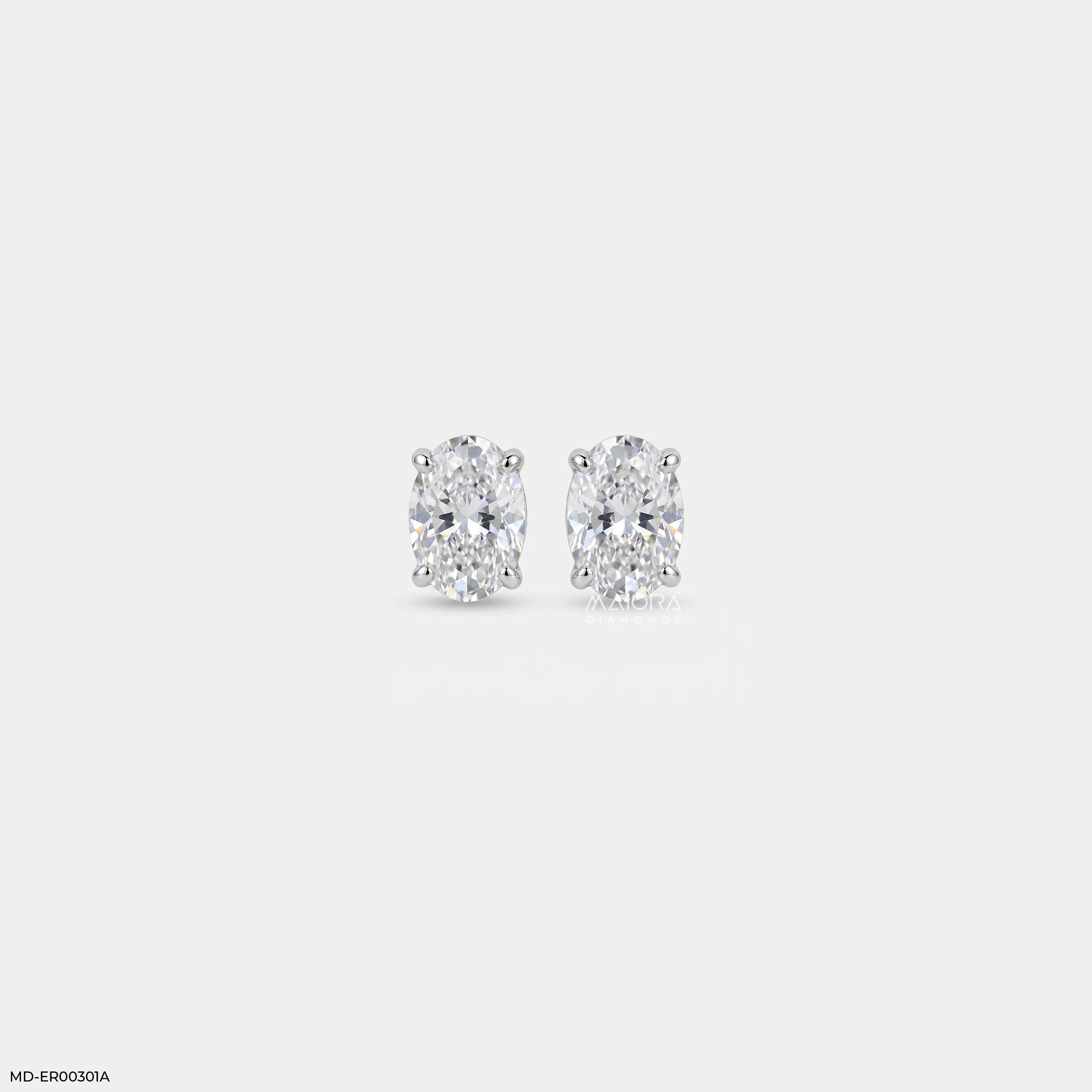 1.15 Carat Elegant Duality Lab Diamond Earrings