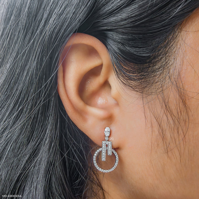 lab grown diamond earrings