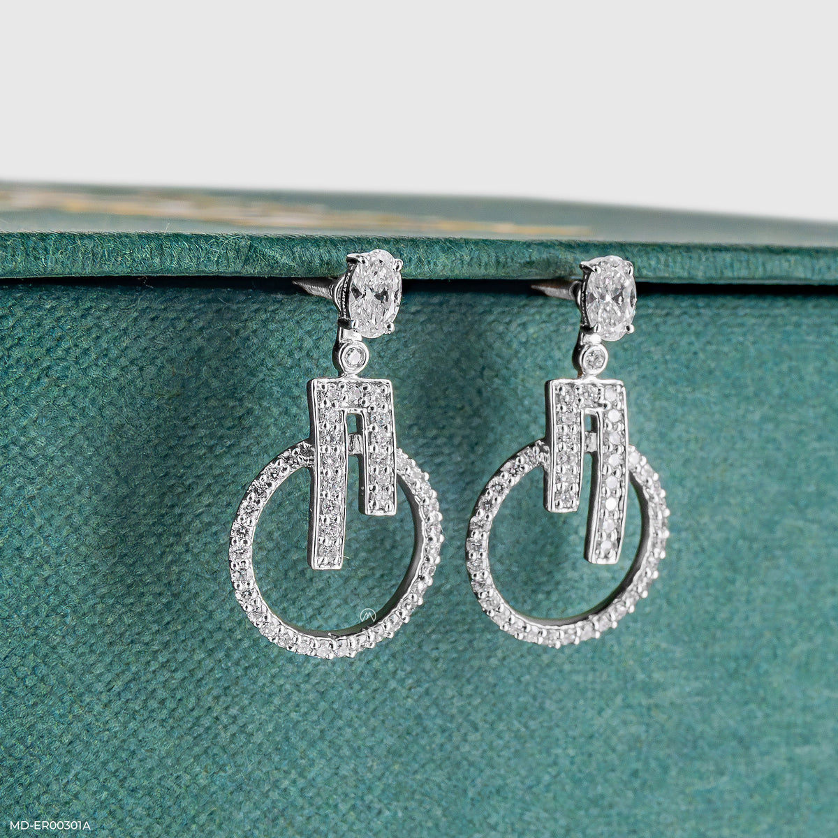 1.15 Carat Elegant Duality Lab Diamond Earrings