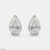 Pear Allure Diamond Earrings 14K Yellow Gold