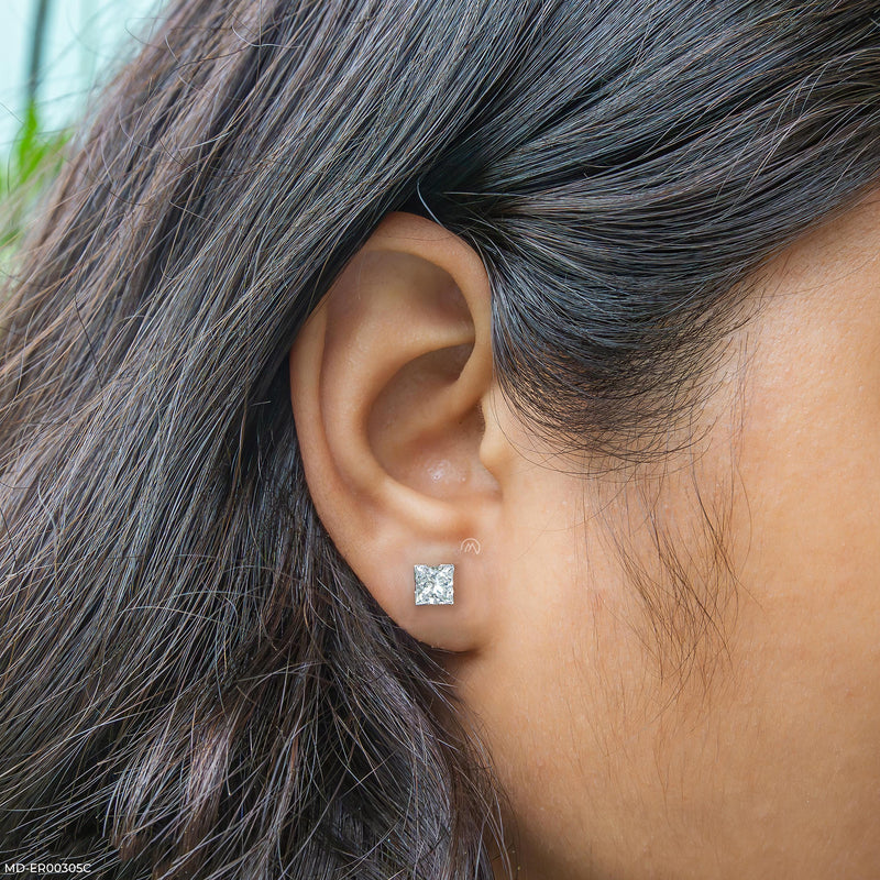 lab grown diamond earrings