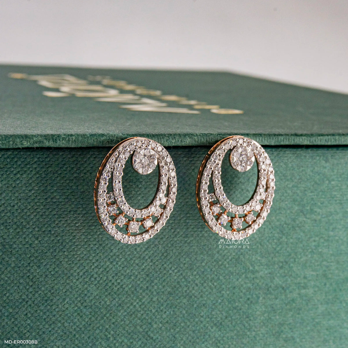 Astral Cluster Diamond Earrings