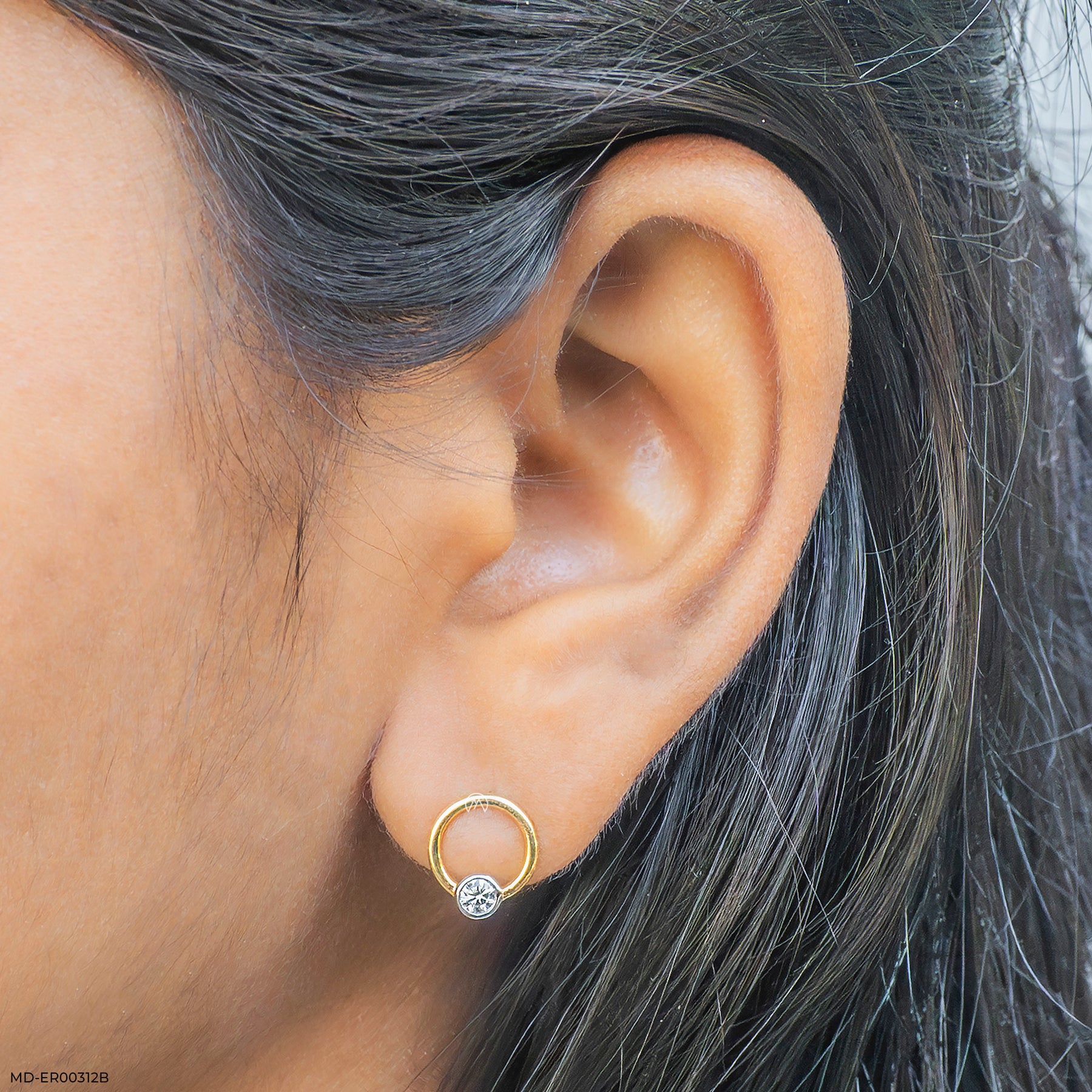 lab grown diamond earrings