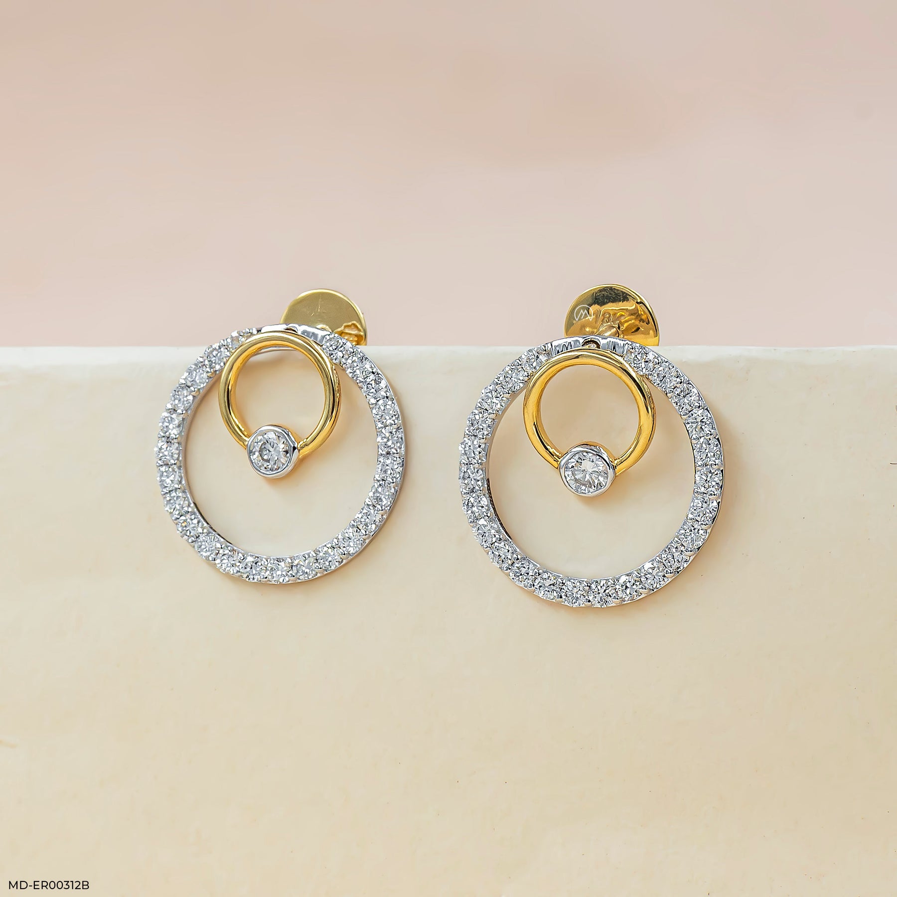 lab grown diamond earrings