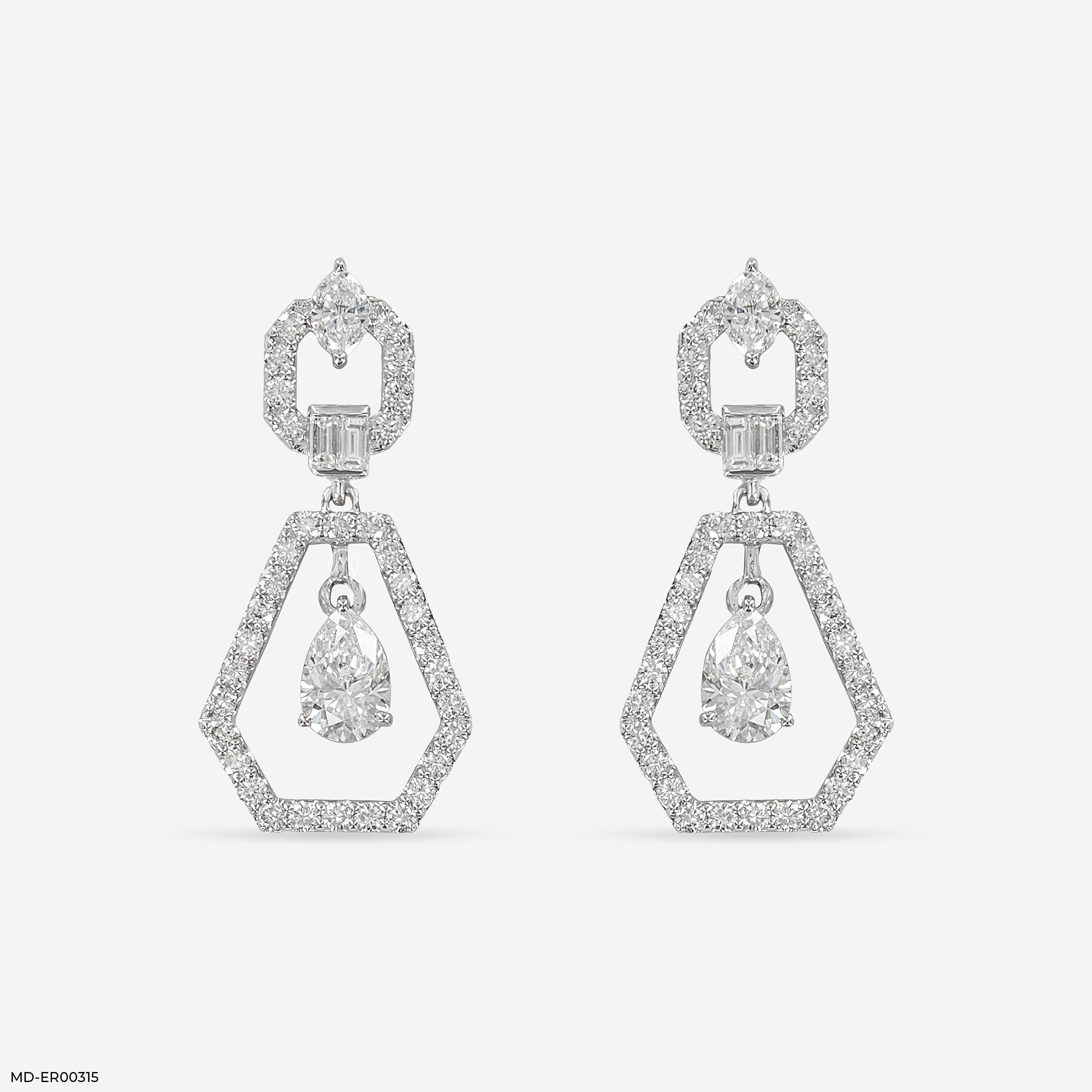 Opulent Glow Diamond Earrings
