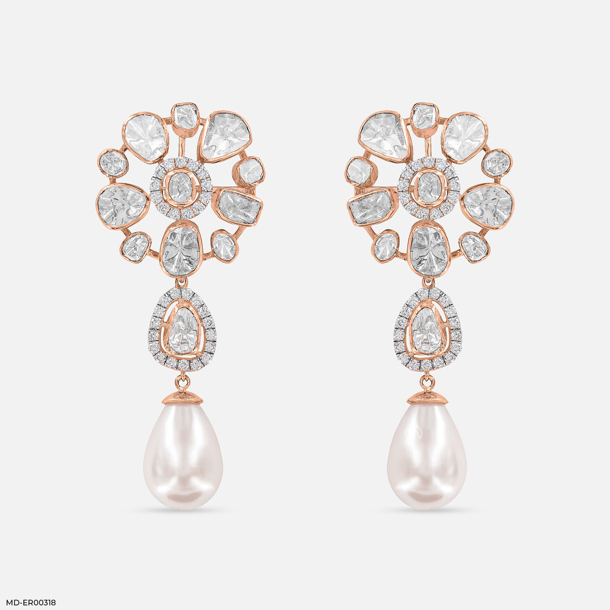 0.75 Carat Noor Lab Diamond Earrings