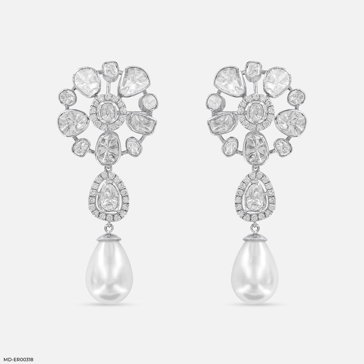 0.75 Carat Noor Lab Diamond Earrings