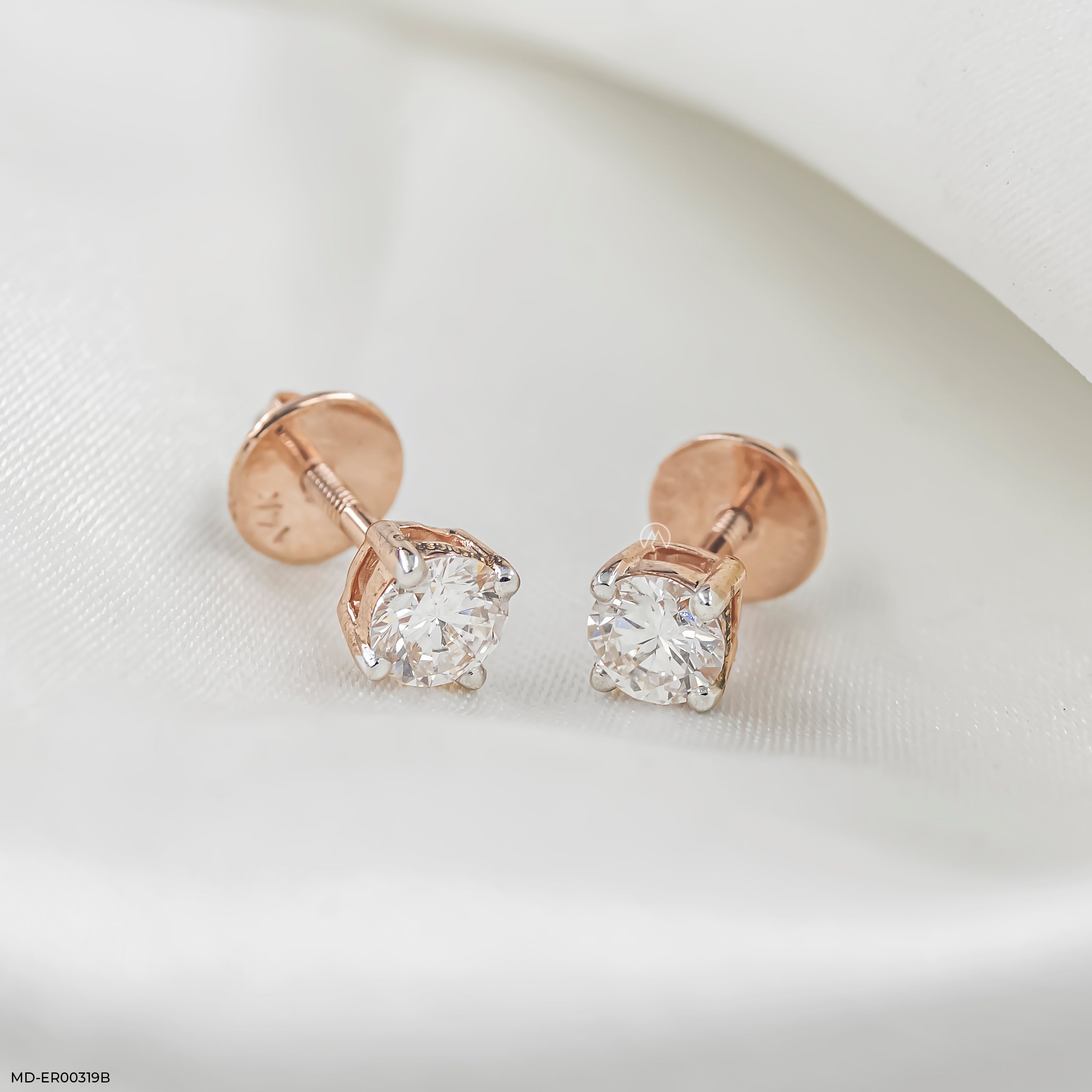 0.30 Carat Timeless Diamond Studs 14K White Gold