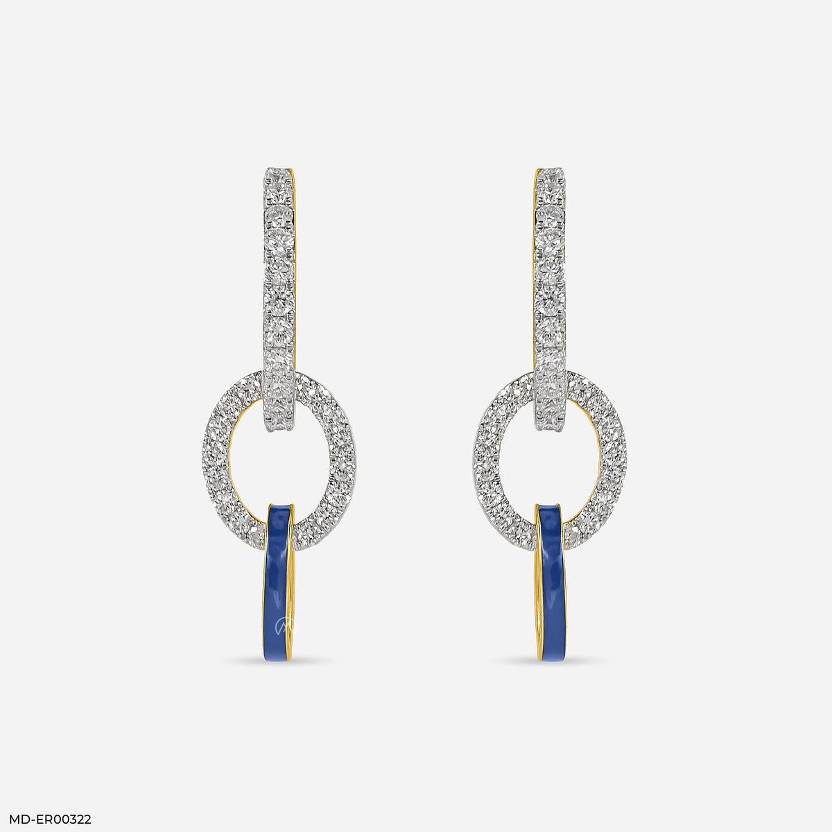0.75 Carat Glistening Beauty Lab Diamond Earrings