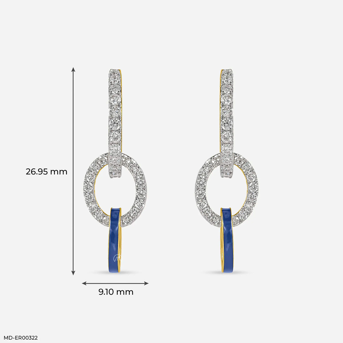 0.75 Carat Glistening Beauty Lab Diamond Earrings