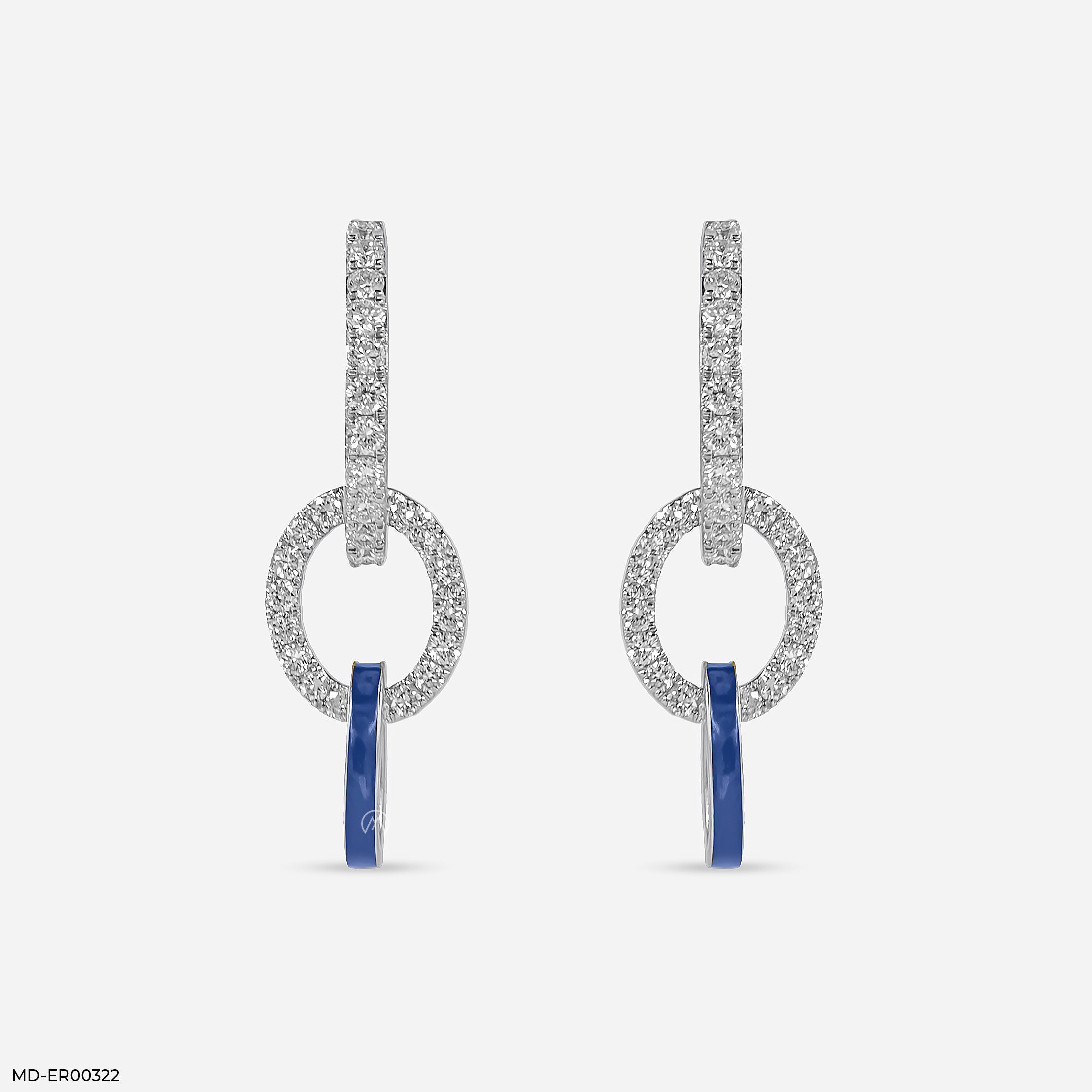 0.75 Carat Glistening Beauty Lab Diamond Earrings