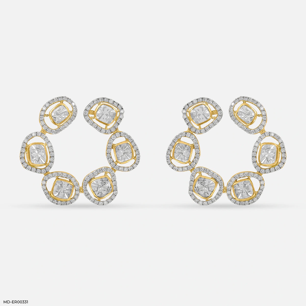 1.5 Carat Magnolia Lab Diamond Hoops