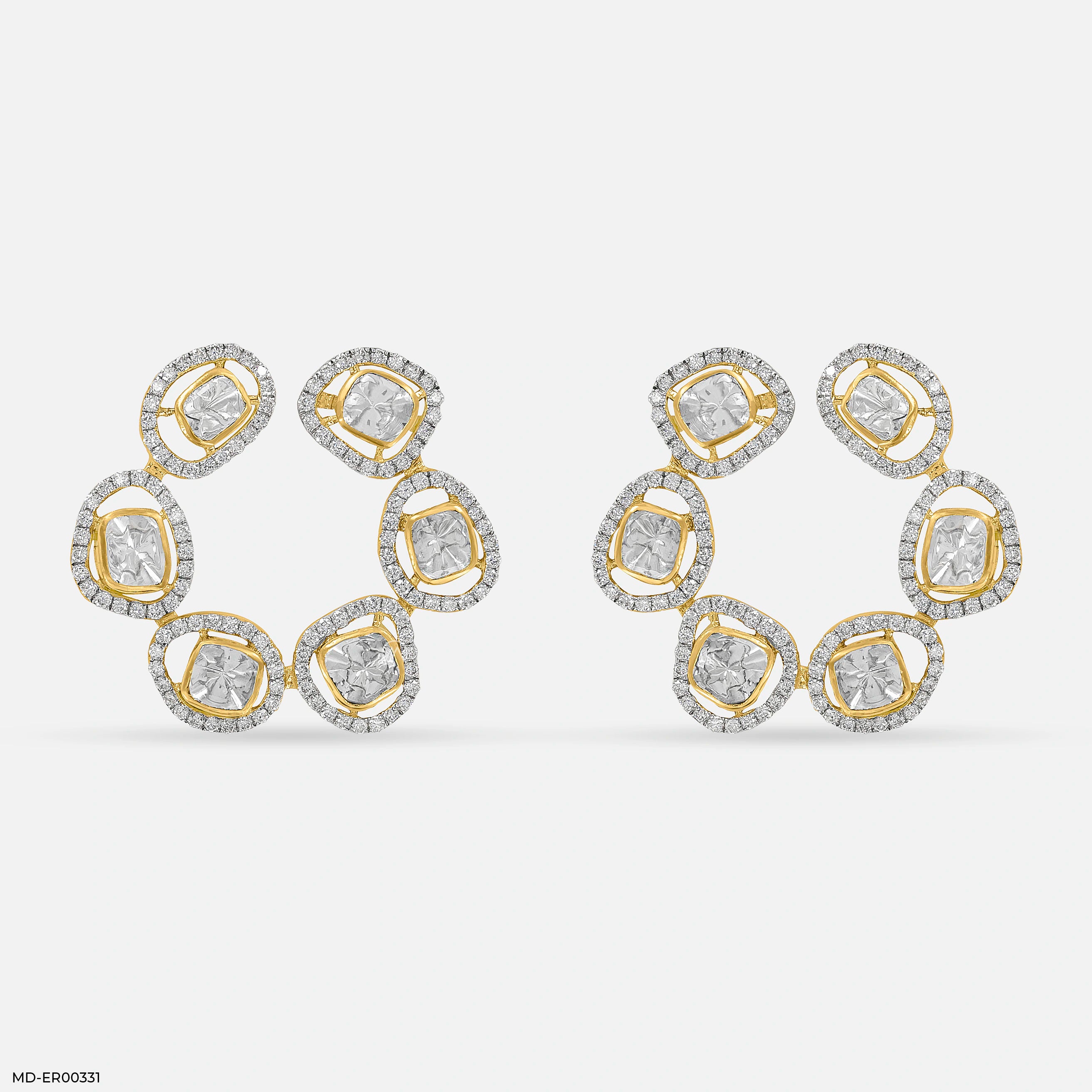 1.5 Carat Magnolia Lab Diamond Hoops